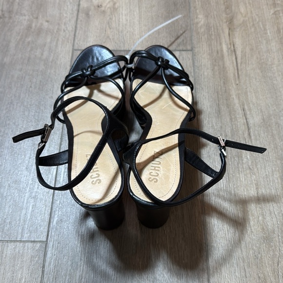 NEW! SCHUTZ Black Kelsie Platform Sandal - Size 10.5 - Picture 4 of 8